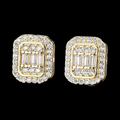 Gold Imperial Stud earrings