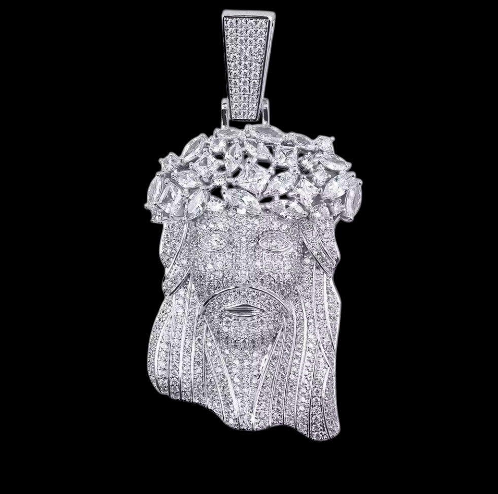 Jesus head pendant (rope)